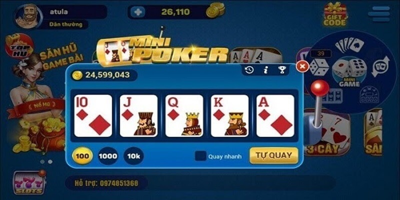 Cách tính điểm trong mini poker 68 game bài cập nhật chi tiết 