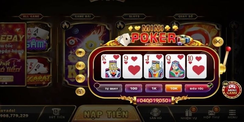 Mini poker 68 game bài tạo nên sân chơi hấp dẫn 